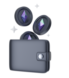 Accept crypto and stablecoins online or
in-person with wallet-native checkout.